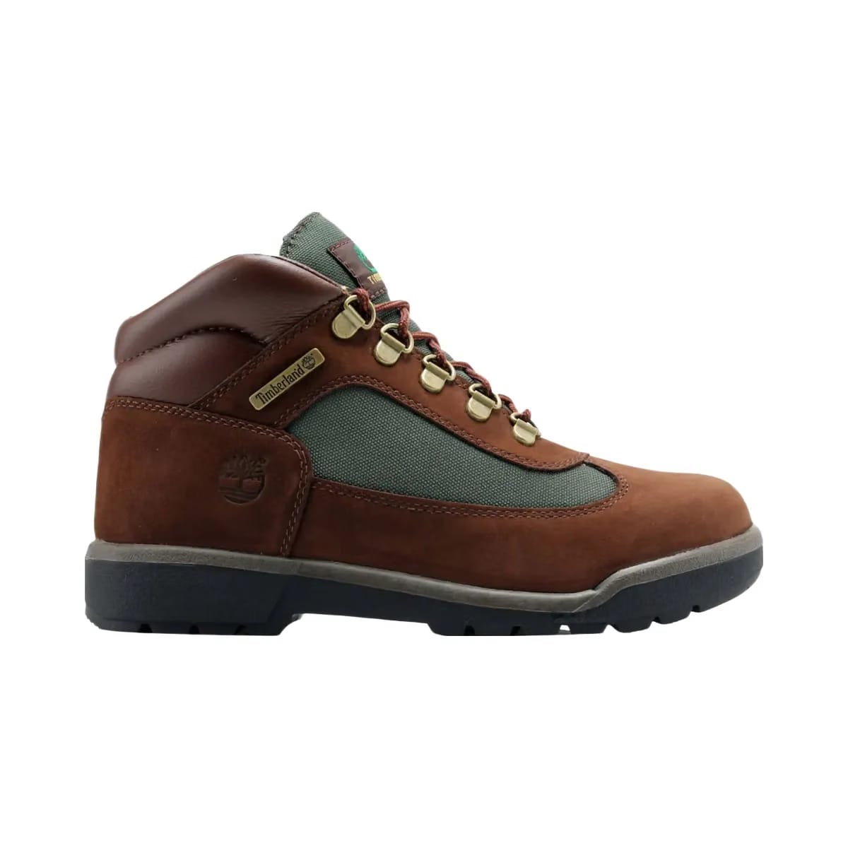 Timberland Field Boot Mid Lace Up Dark Brown