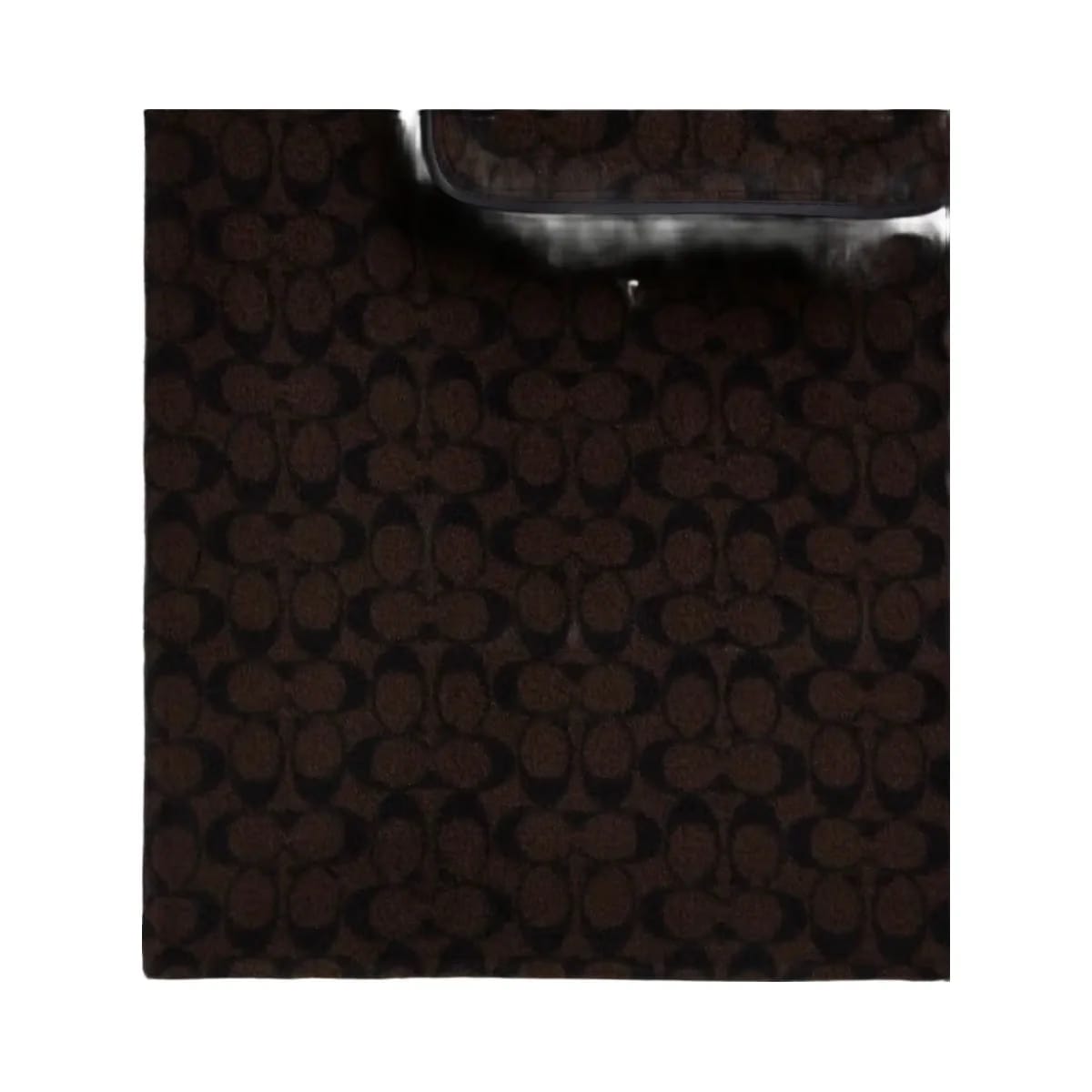 Coach Double Faced Wool Coat Black