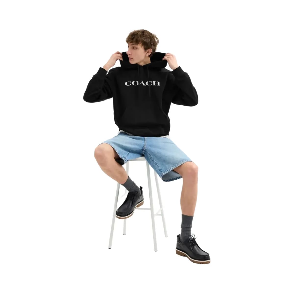 Coach Hoodie Black