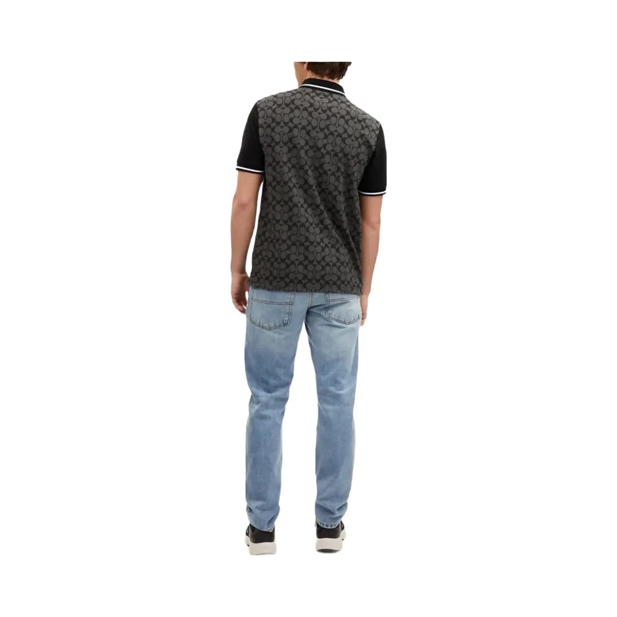 Coach Signature Polo Charcoal Signature