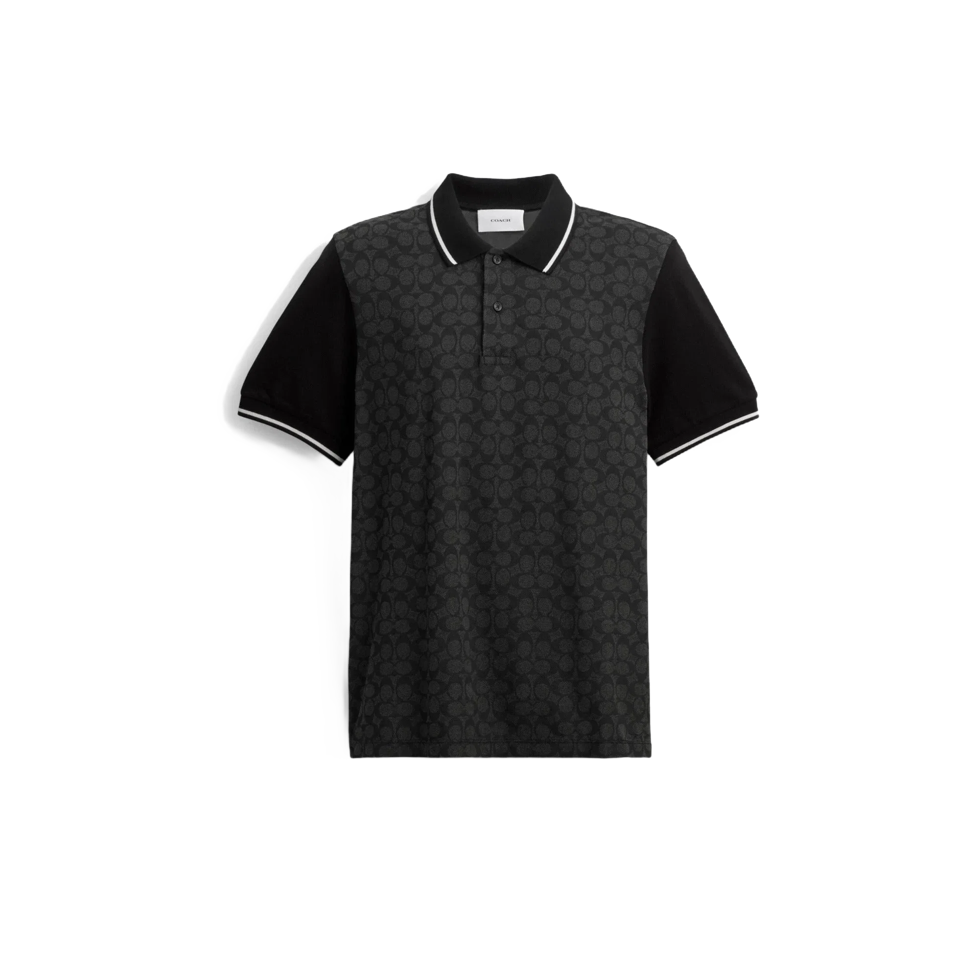 Coach Signature Polo Charcoal Signature