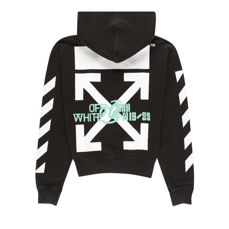Off-White Diag Waterfall Over Hoodie Black / Multicolor