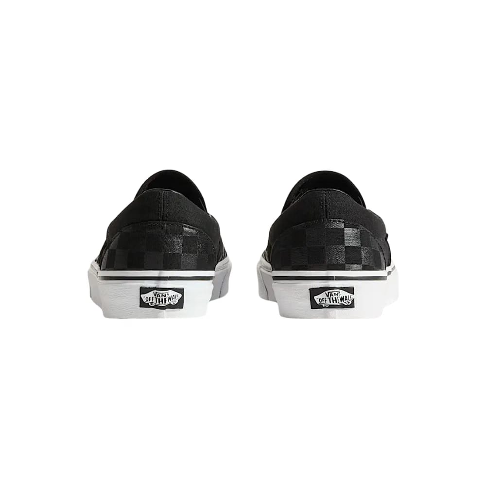 Vans Classic Slip-On Checkerboard Shoe Black