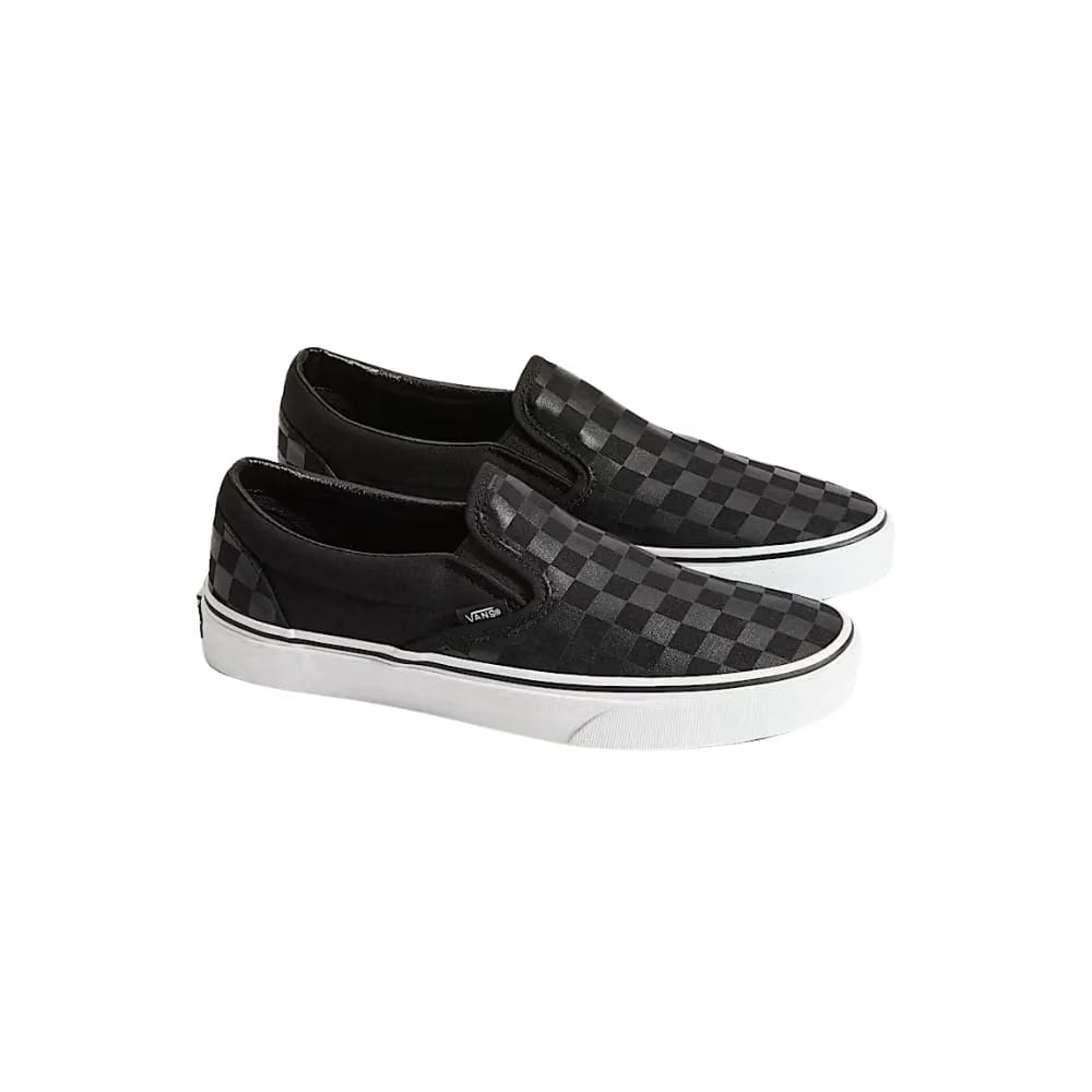 Vans Classic Slip-On Checkerboard Shoe Black