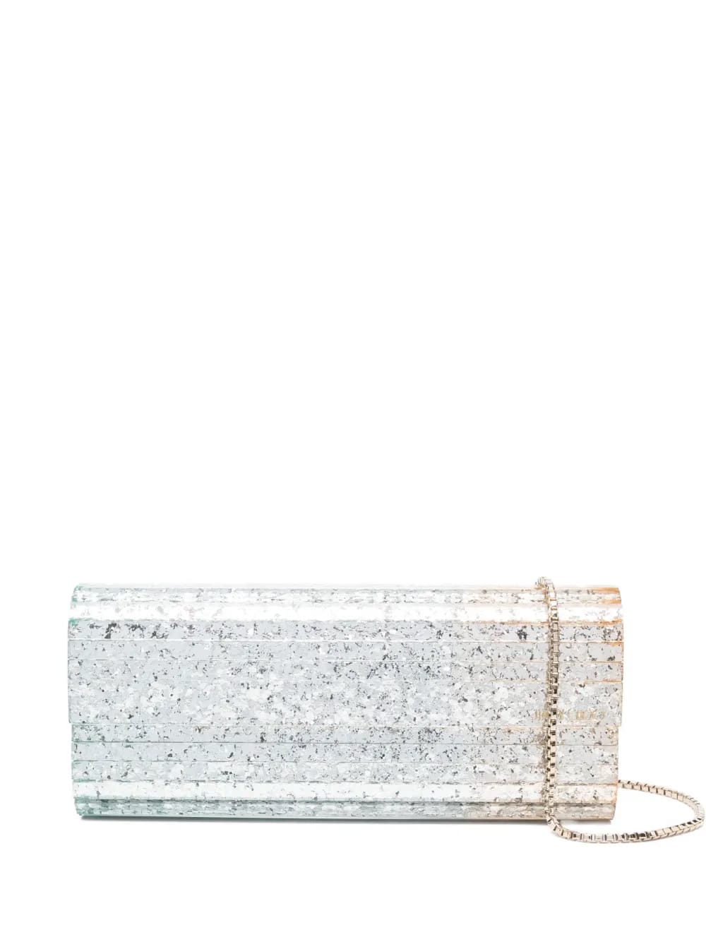 glitter rectangular clutch
