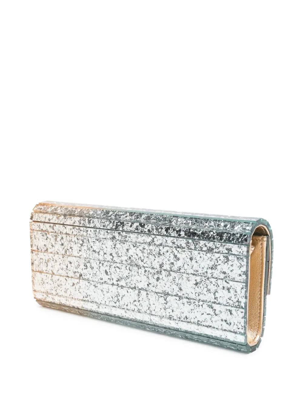 glitter rectangular clutch