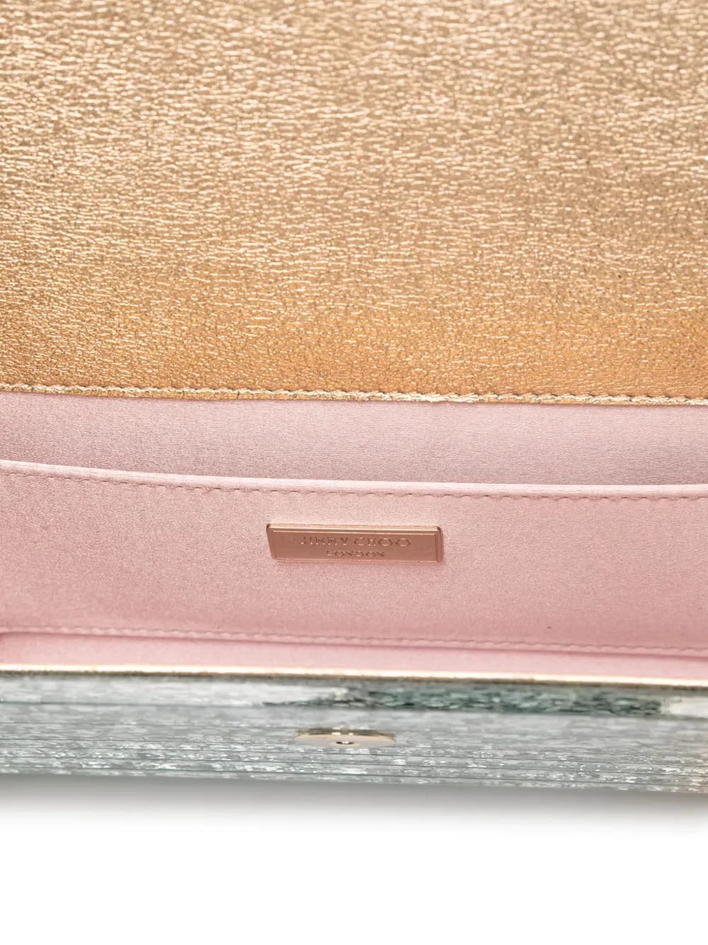 glitter rectangular clutch