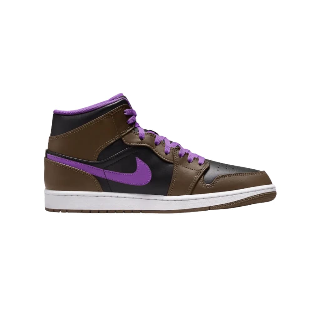 The Jordan 1 Mid 'Purple Mocha'