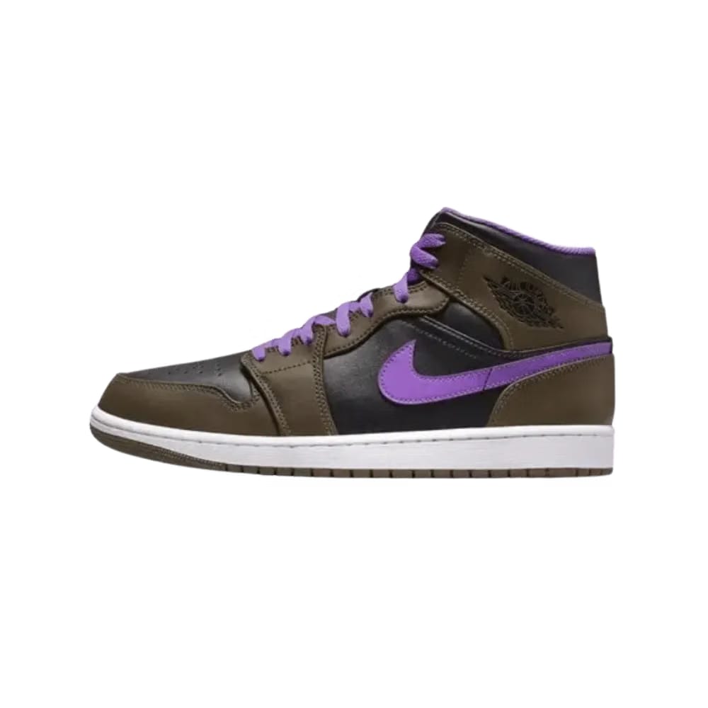 The Jordan 1 Mid 'Purple Mocha'
