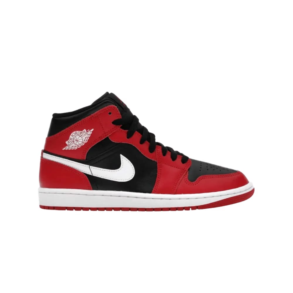 Air Jordan 1 Mid Gym Red Black White