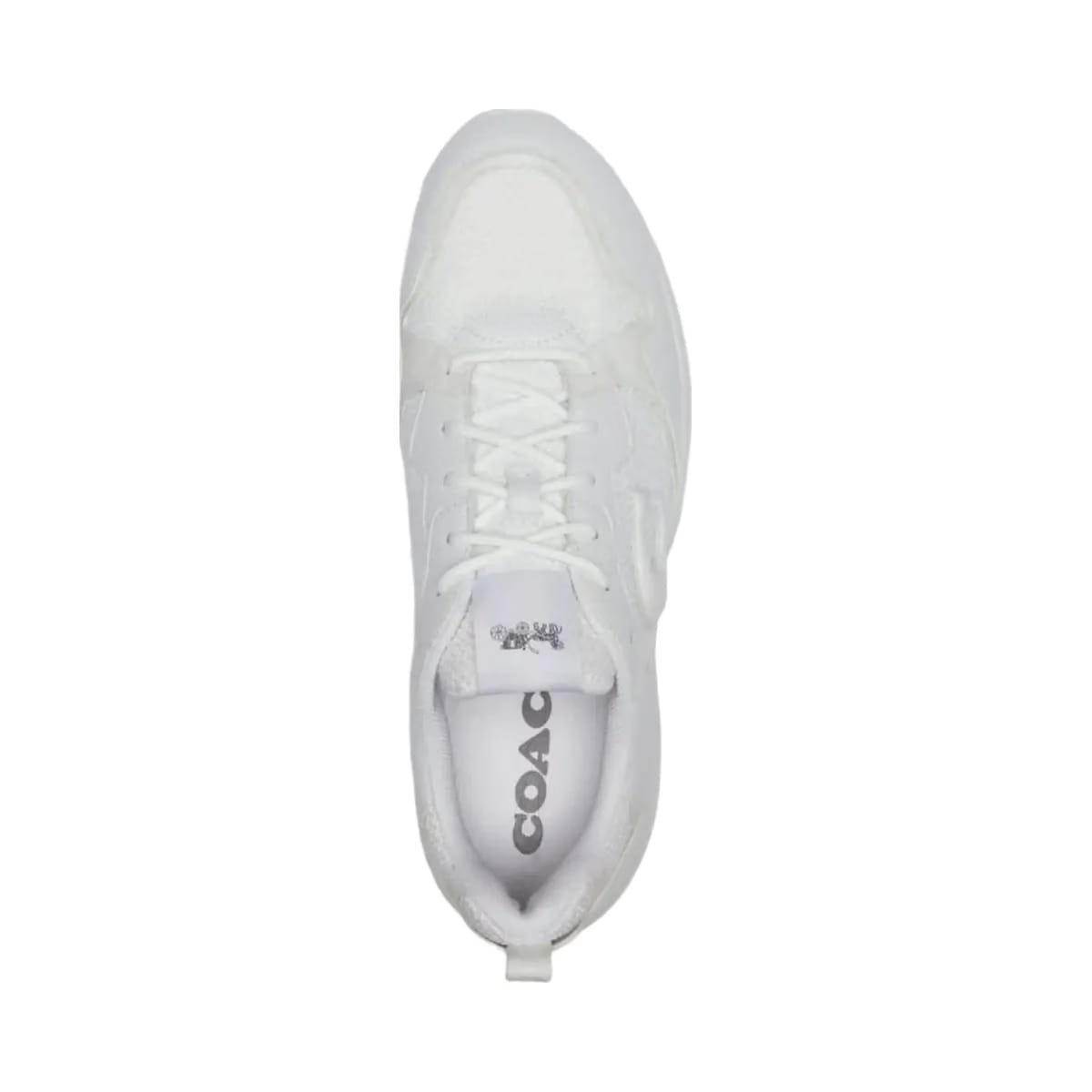 Coach Men's Strider Sneaker In Signature Canvas Optic White