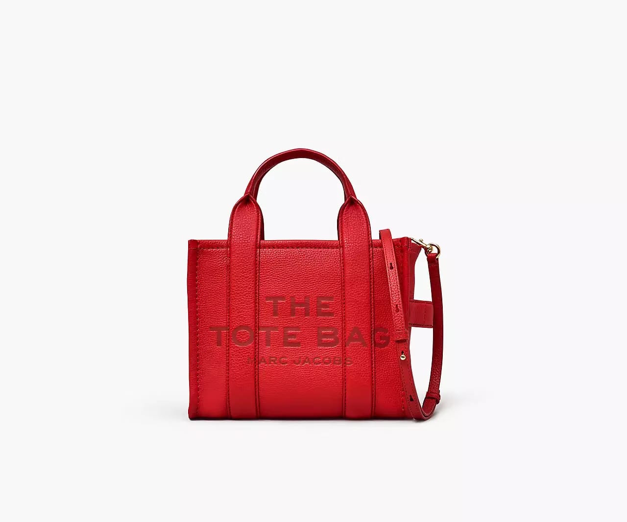 Marc Jacobs The Leather Small Tote Bag 'True Red'
