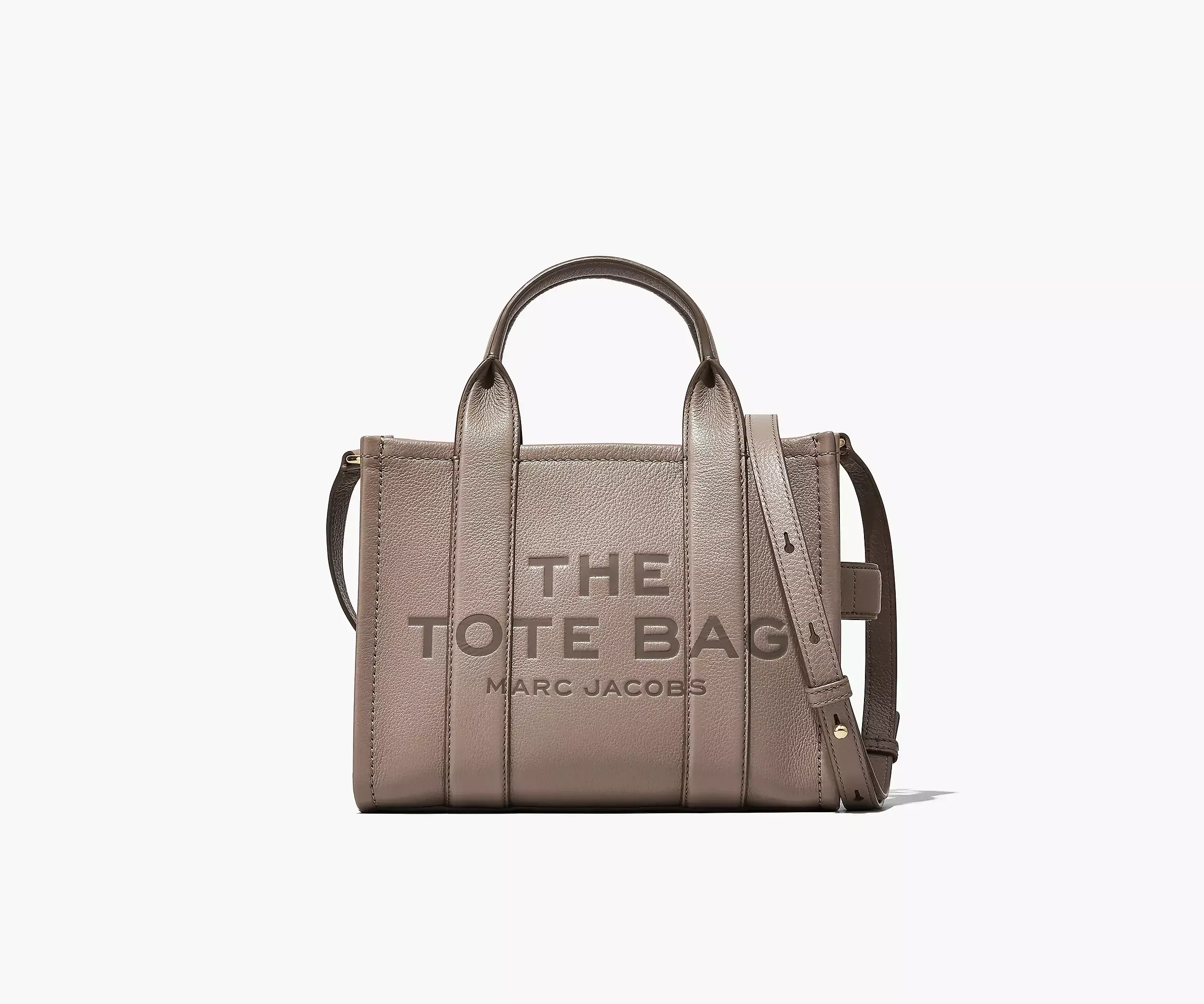 Marc Jacobs The Leather Small Tote Bag 'Cement'