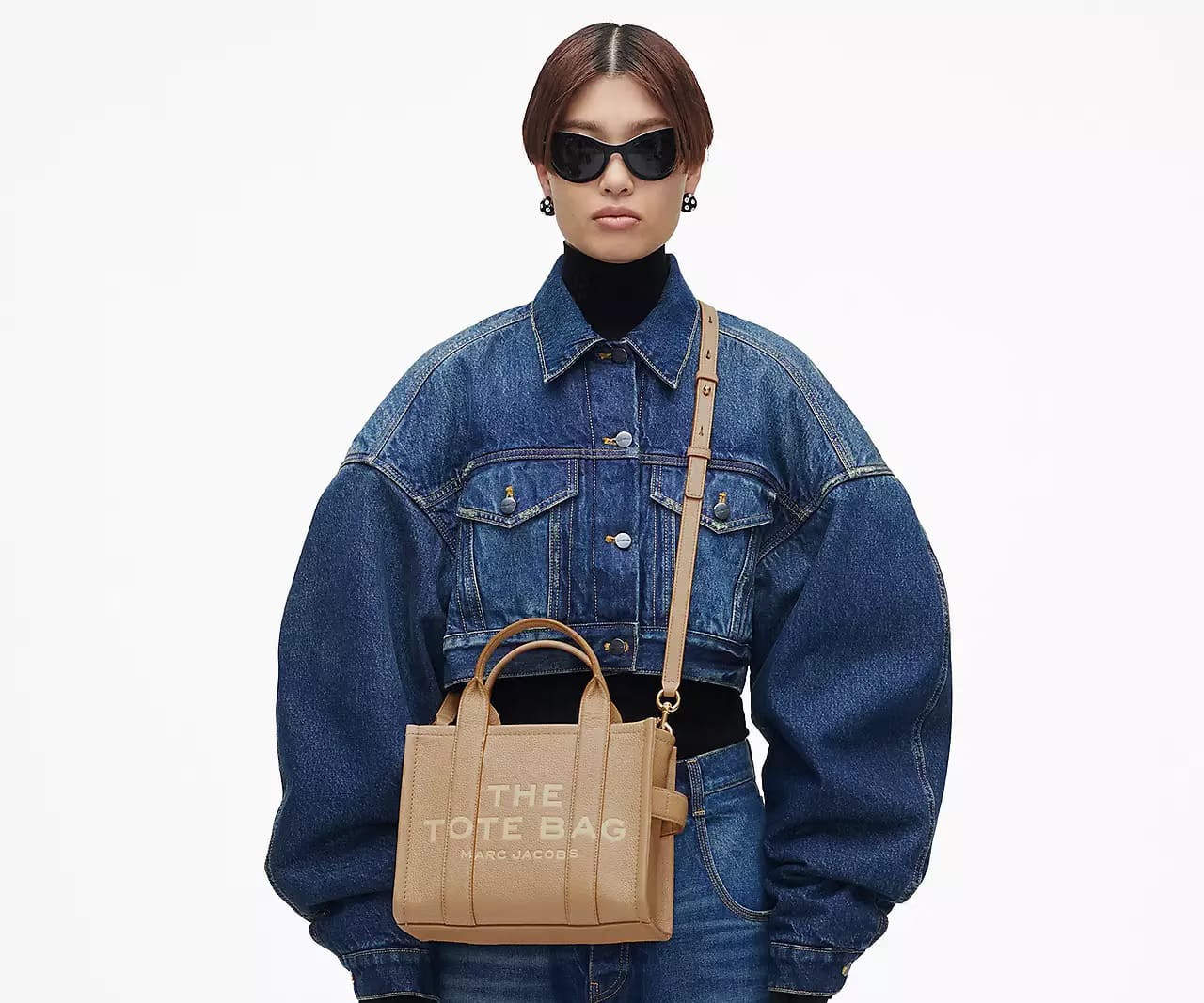 Marc Jacobs Marc Jacobs The Leather Small Tote Bag Camel Camel