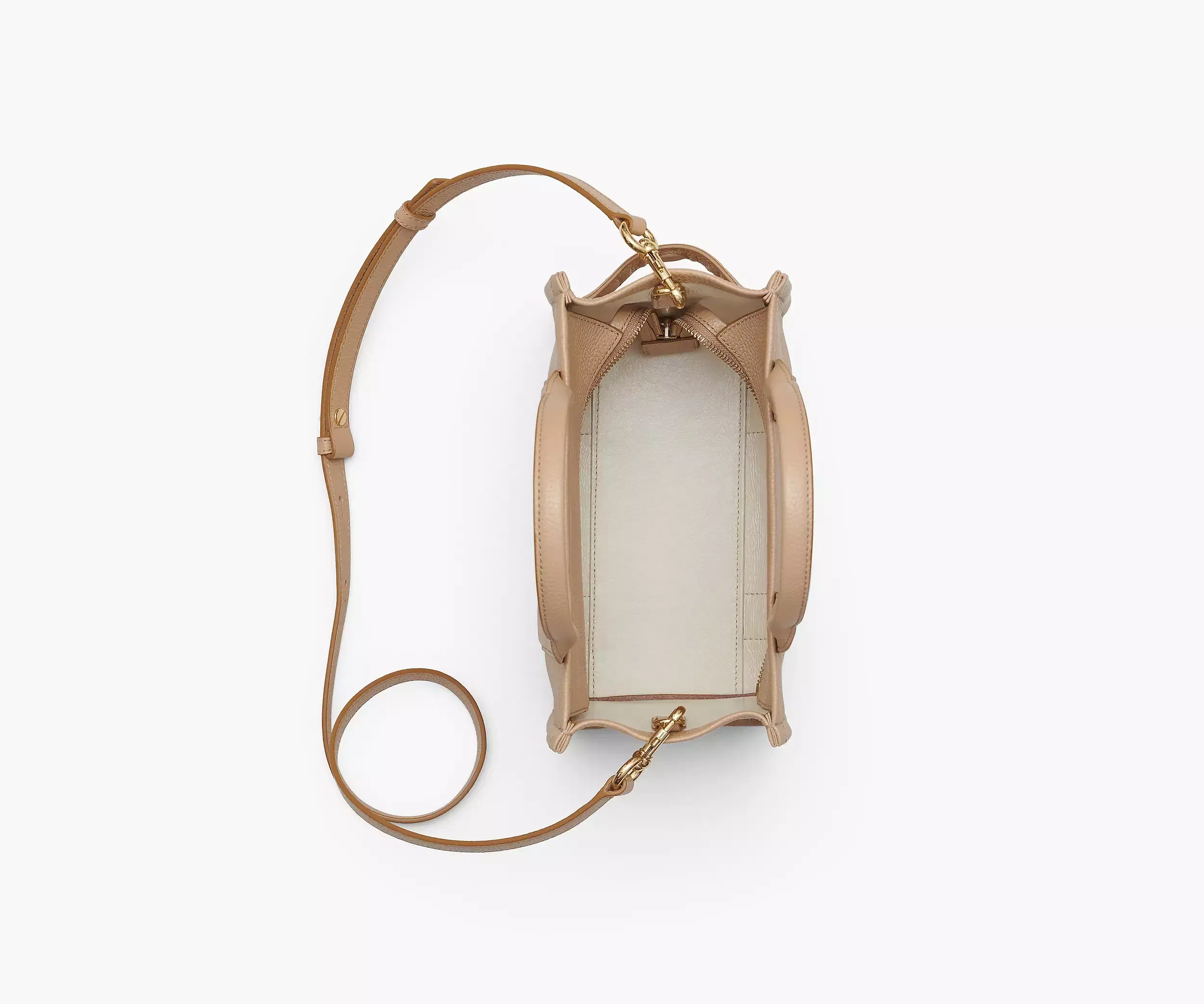 Marc Jacobs Marc Jacobs The Leather Small Tote Bag Camel Camel