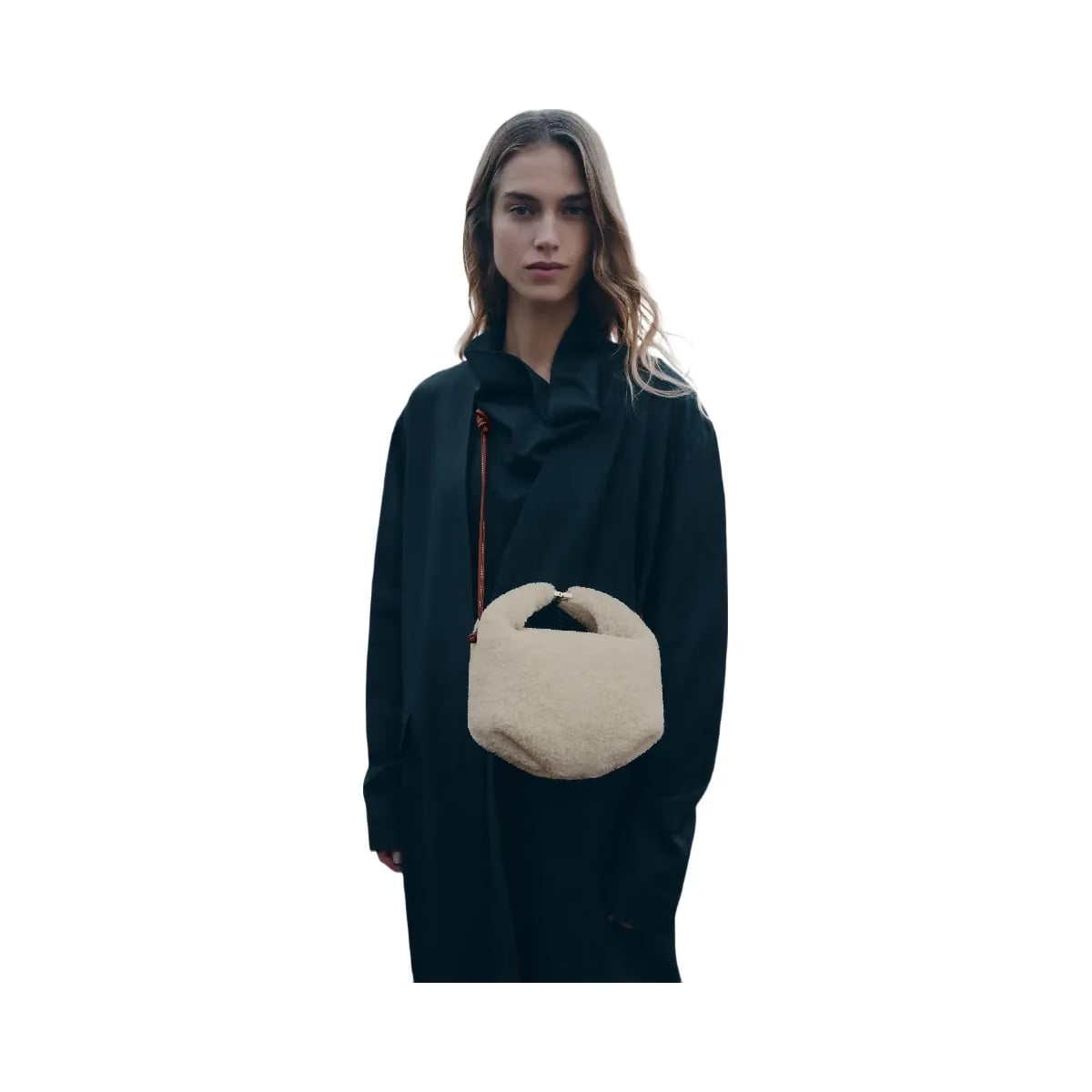 Polene Beri Ecru Shearling