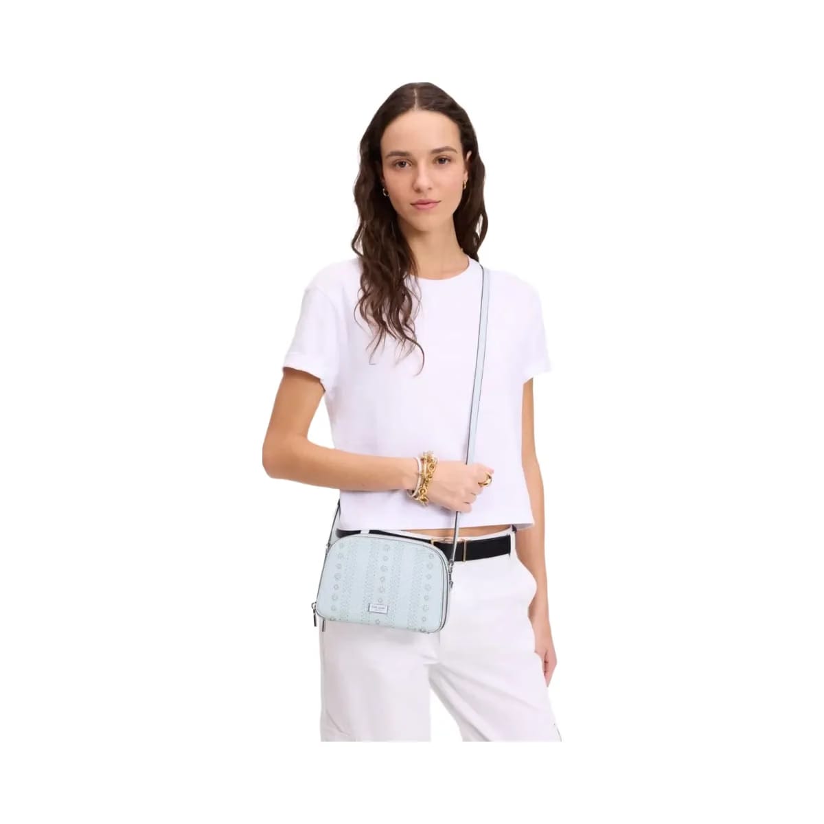 Kate Spade Serena Dome Crossbody Bag Taro Milk