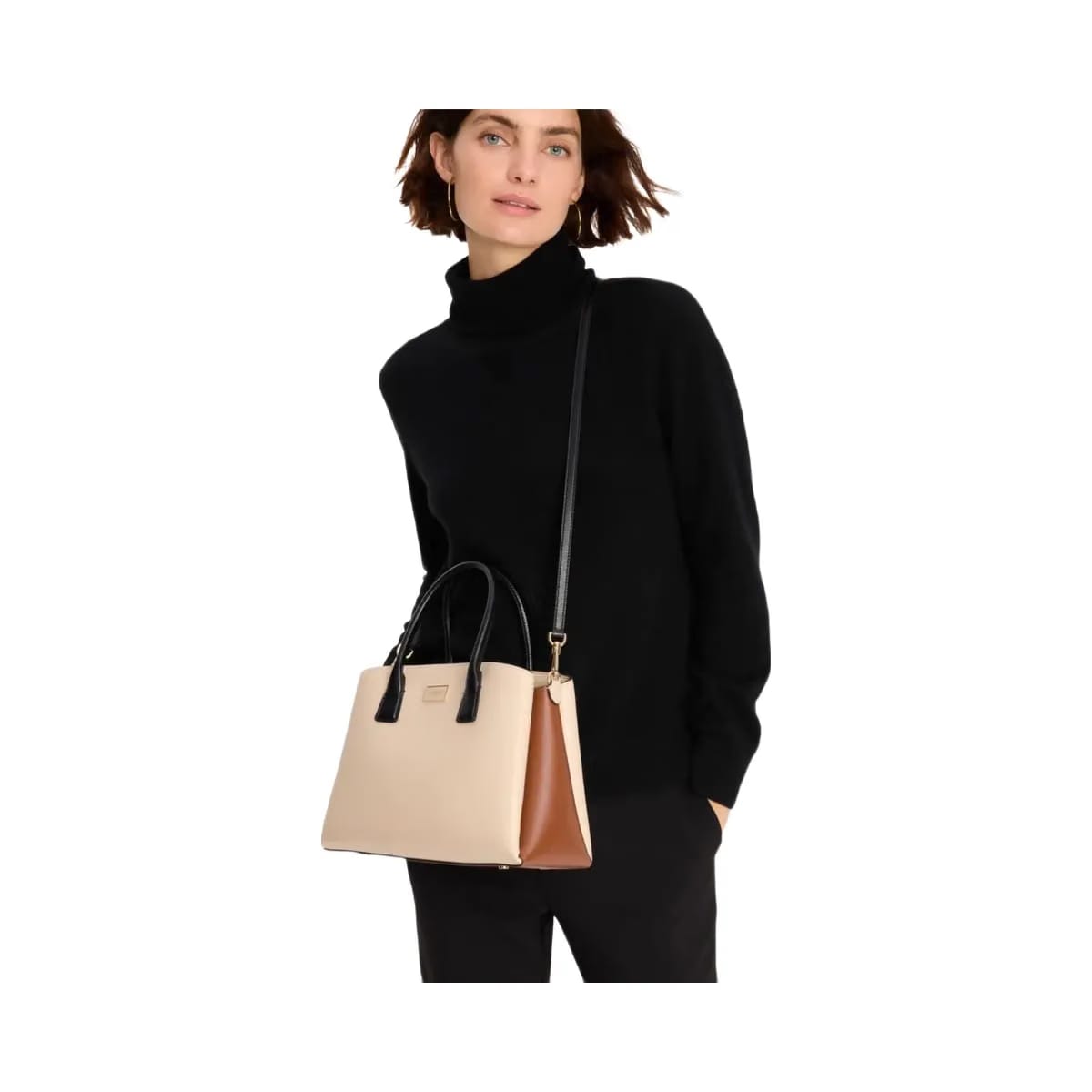 Kate Spade Serena Colorblocked Satchel Milk Glass Multi