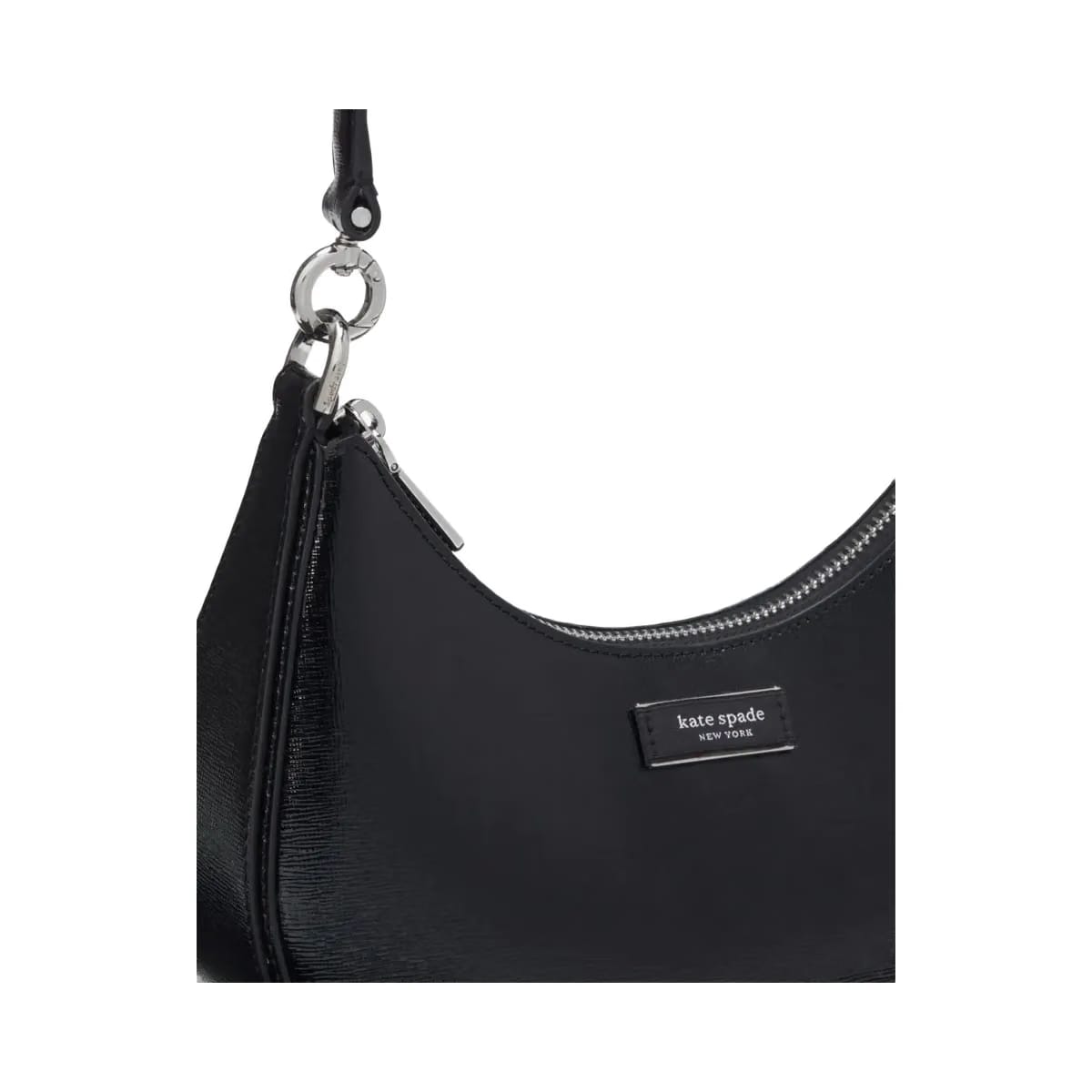 Kate Spade Sam Icon Shiny Small Convertible Crossbody Black