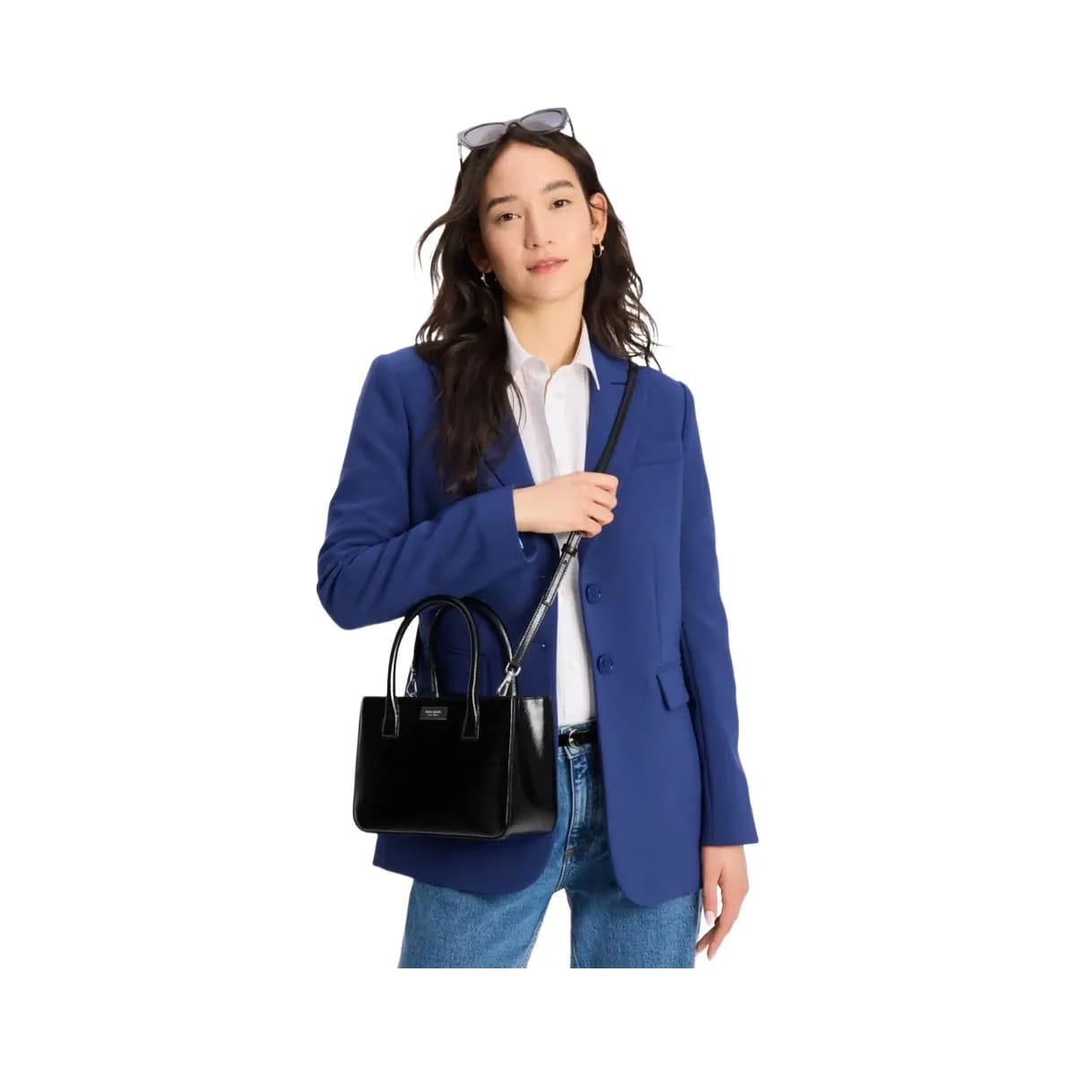 Kate Spade Sam Icon Square Tote Black