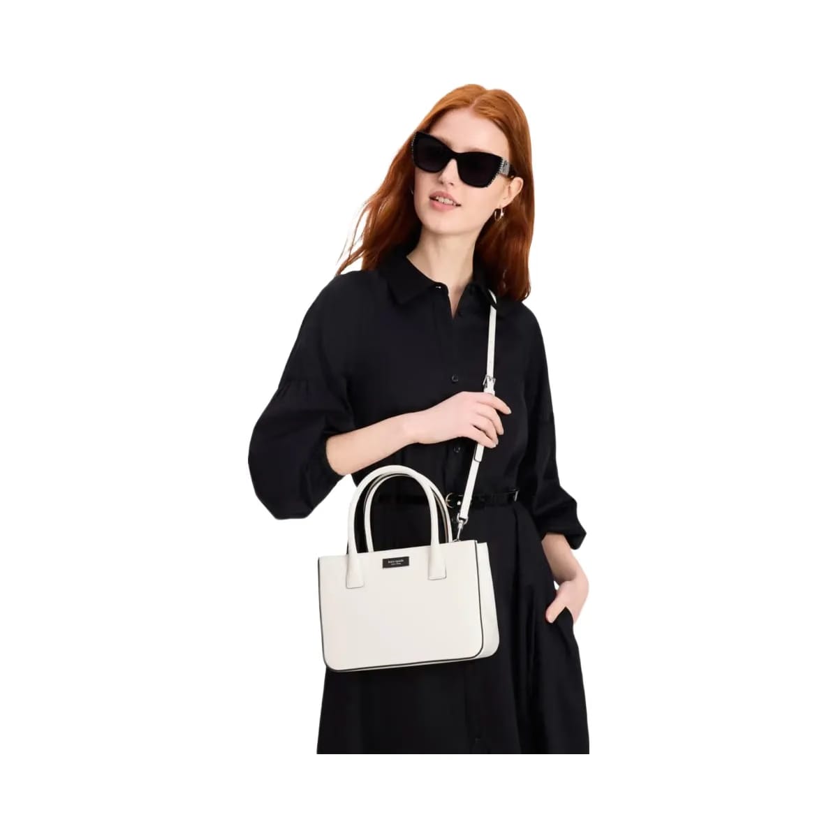 Kate Spade Sam Icon Square Tote Parchment