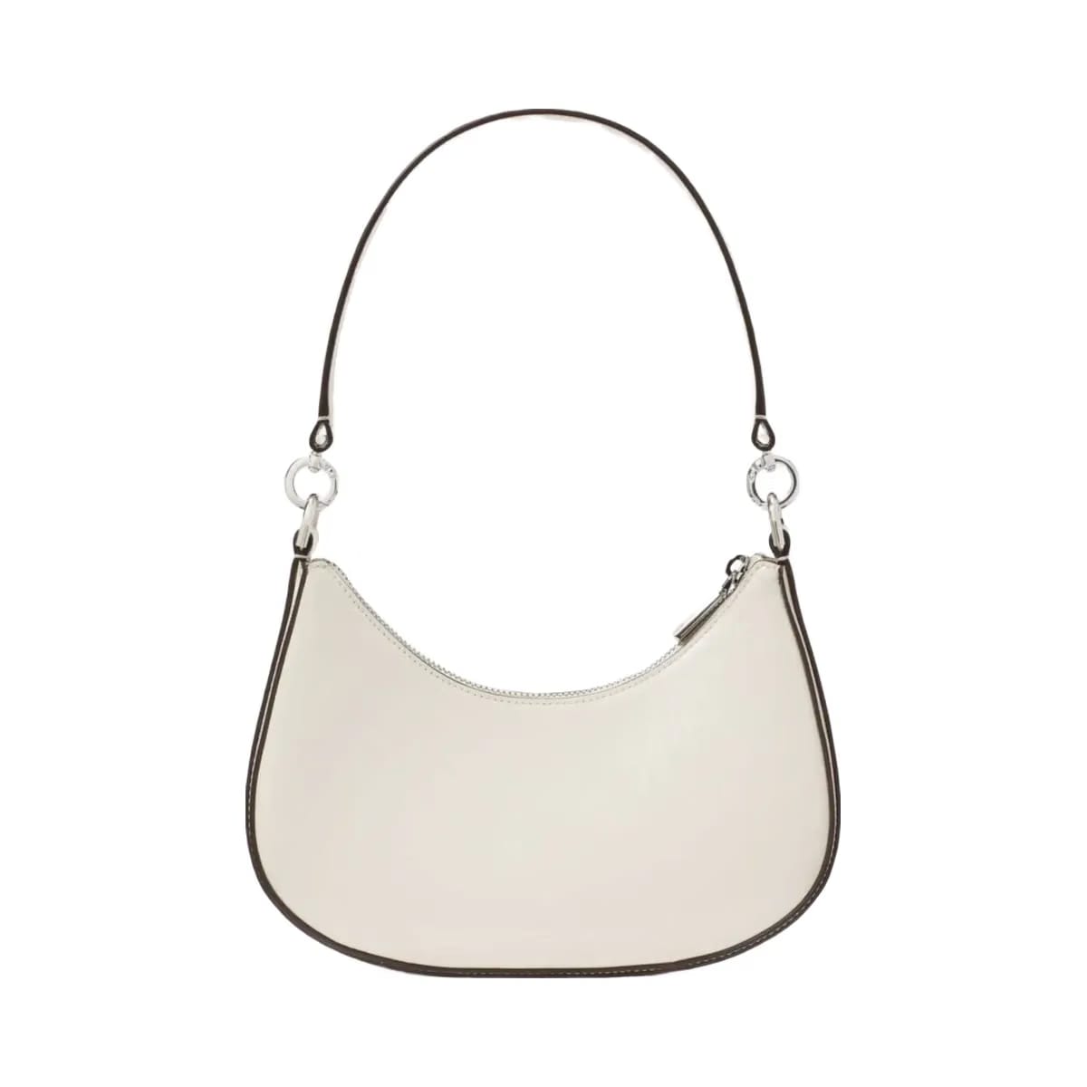 Kate Spade Sam Icon Shiny Small Convertible Crossbody Parchment