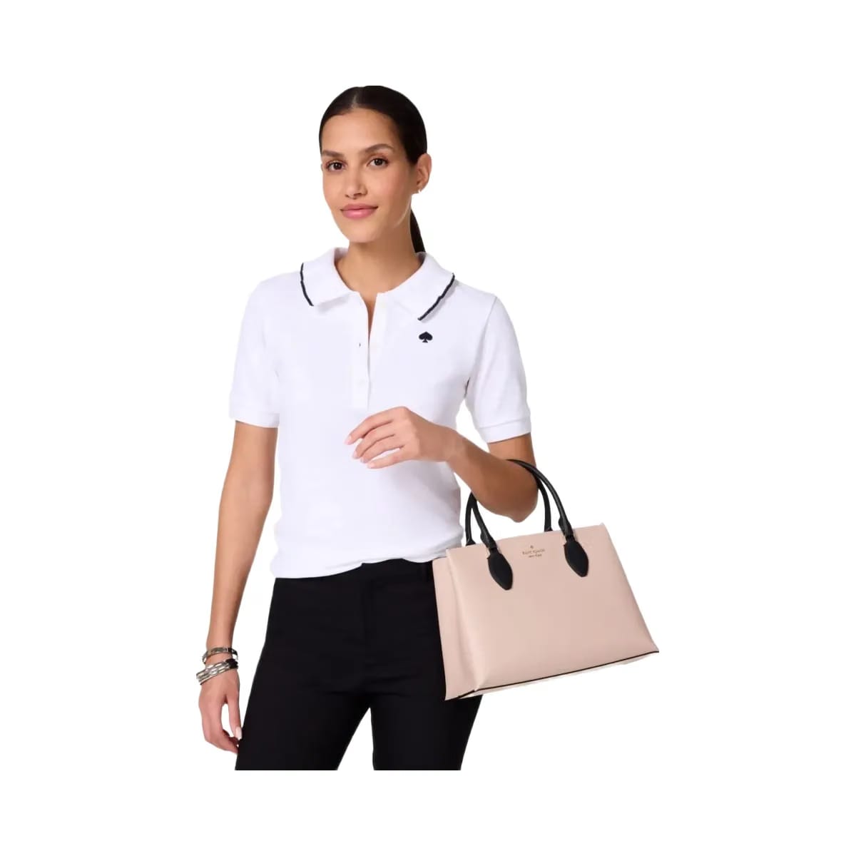 Kate Spade Rae Medium Satchel Warm Beige Multi