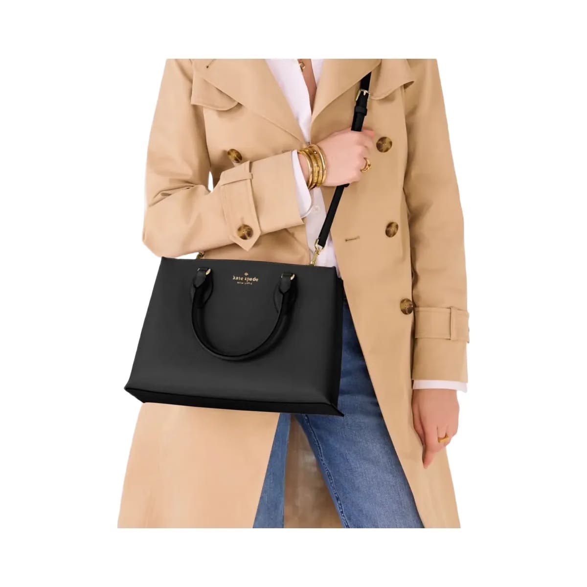 Kate Spade Rae Medium Satchel Black