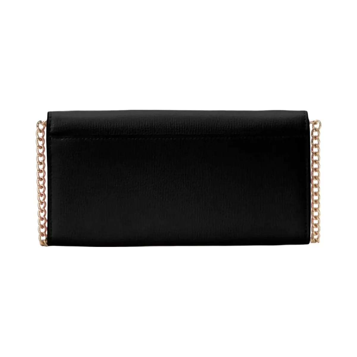 Kate Spade Phoebe Turnlock Wallet on chain Black