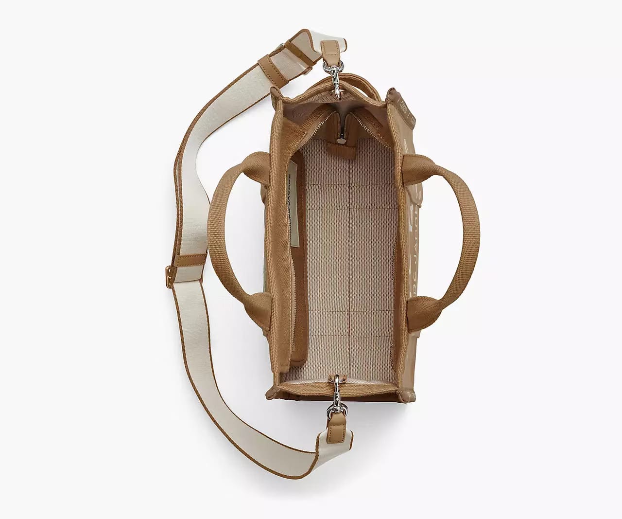 Marc Jacobs The Jacquard Medium Tote Bag 'Camel'
