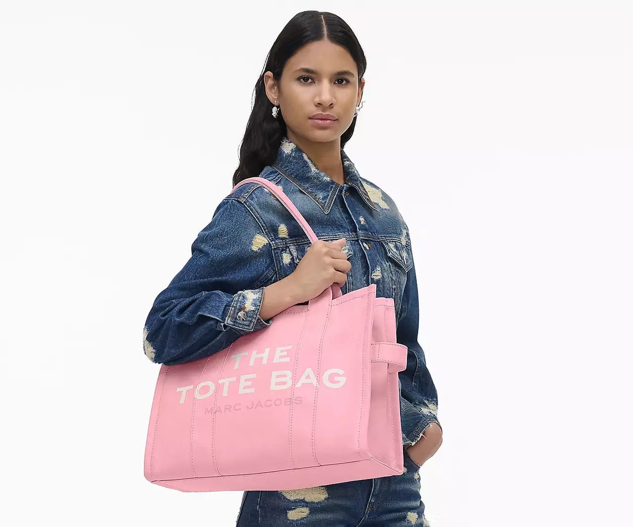 Marc Jacobs The Canvas Large Tote Bag 'Ribbon Pink'