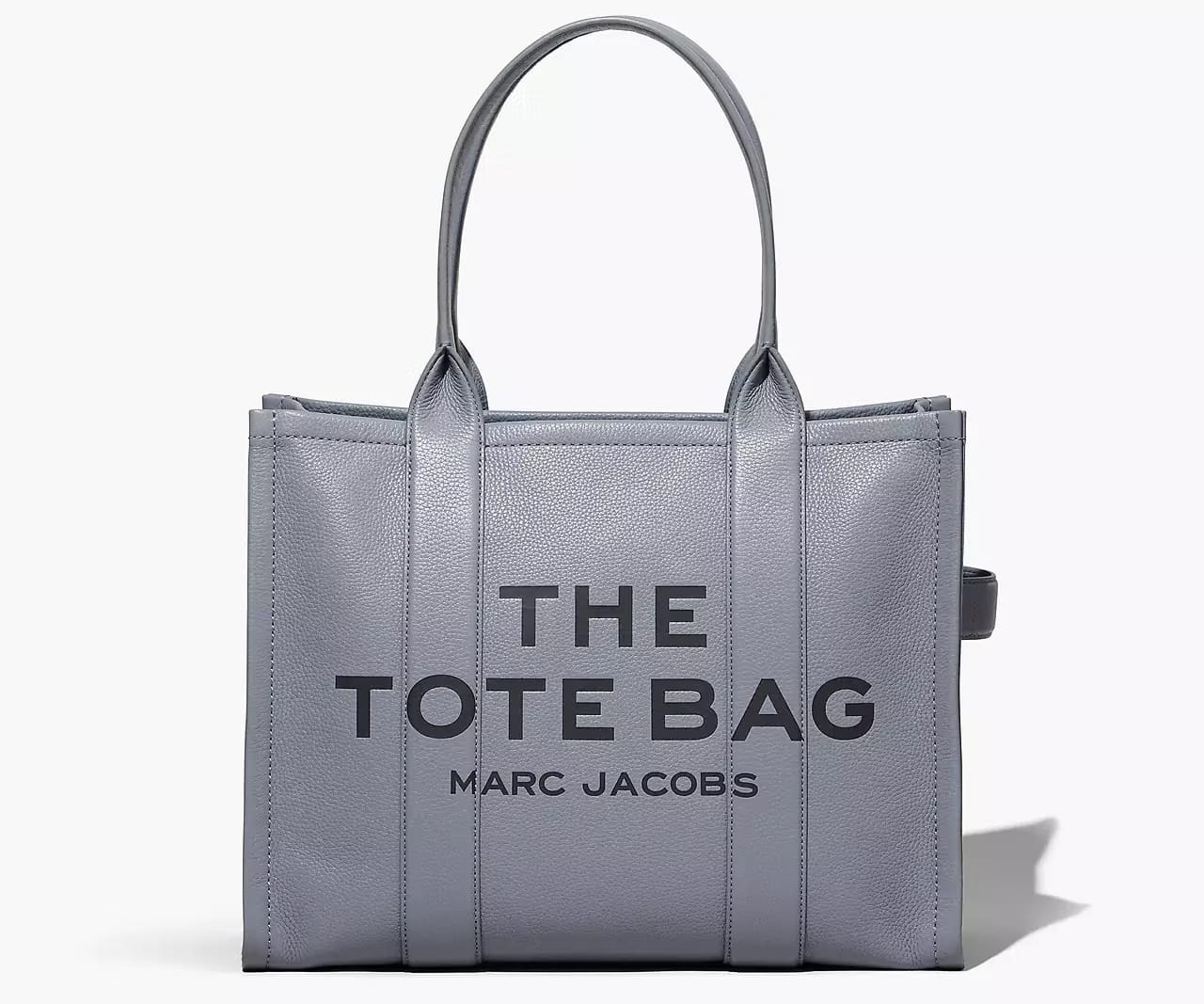 Marc Jacobs The Leather Large Tote Bag 'Wolf Grey'