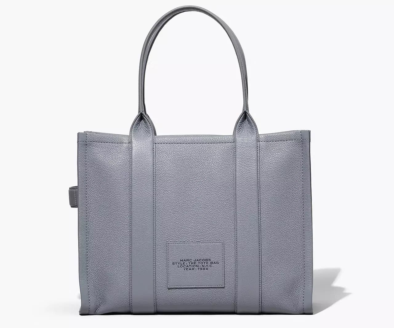 Marc Jacobs The Leather Large Tote Bag 'Wolf Grey'