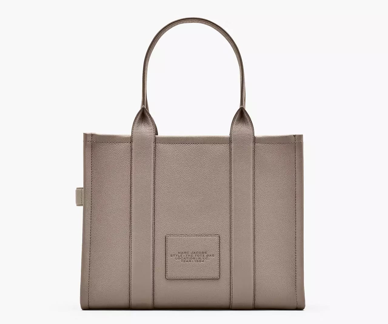 Marc Jacobs The Leather Large Tote Bag 'Cement'