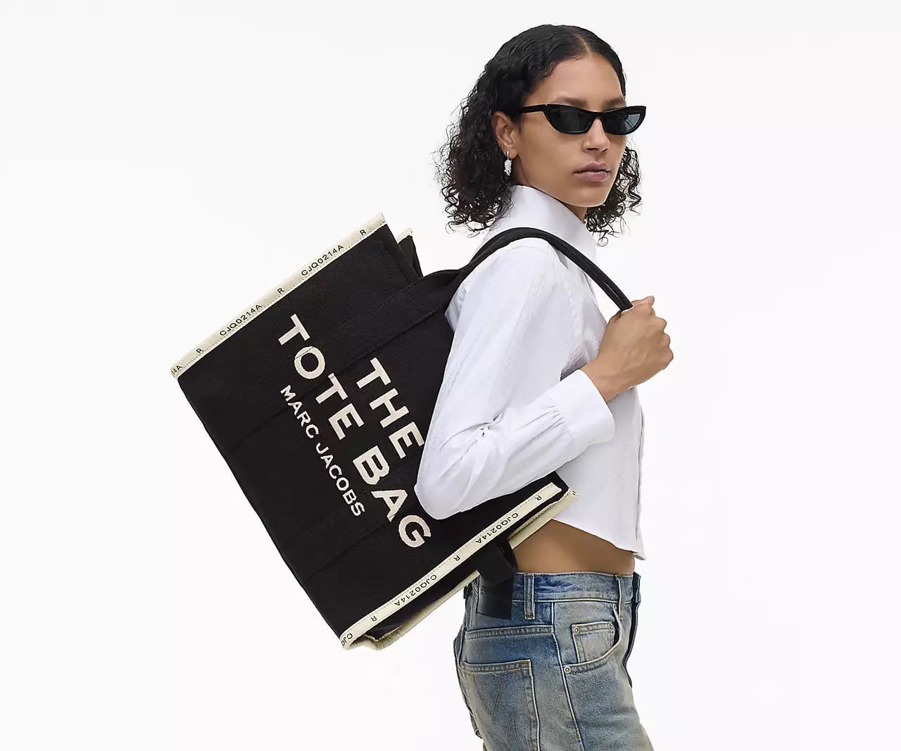 Marc Jacobs The Jacquard Large Tote Bag 'Black'