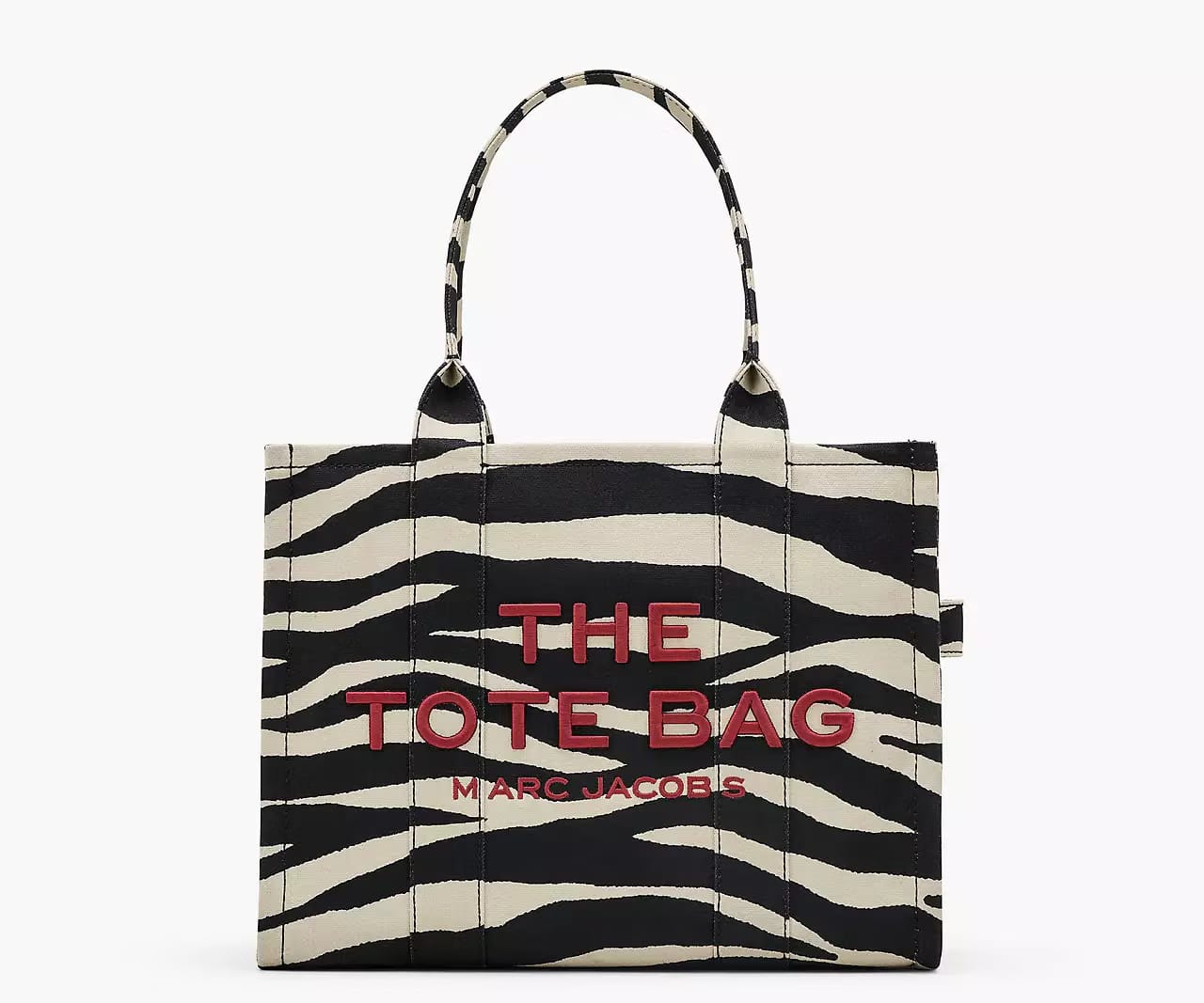Marc Jacobs The Zebra Canvas Large Tote Bag
