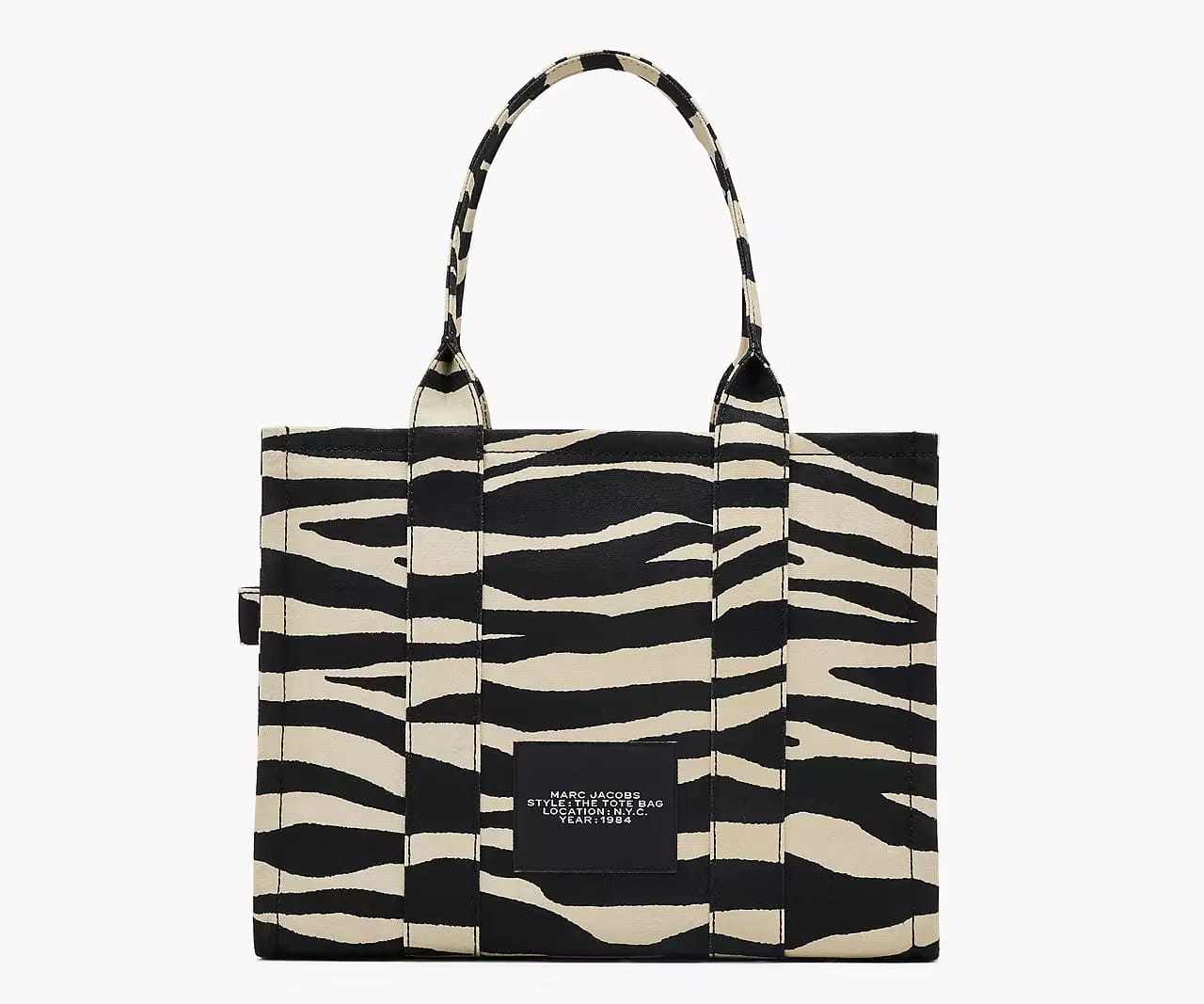 Marc Jacobs The Zebra Canvas Large Tote Bag