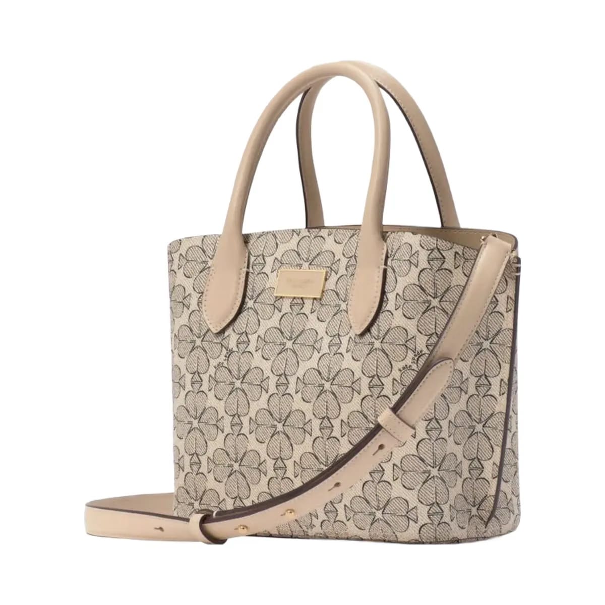 Kate Spade Suite Spade Flower Crossbody Tote Neutral Multi