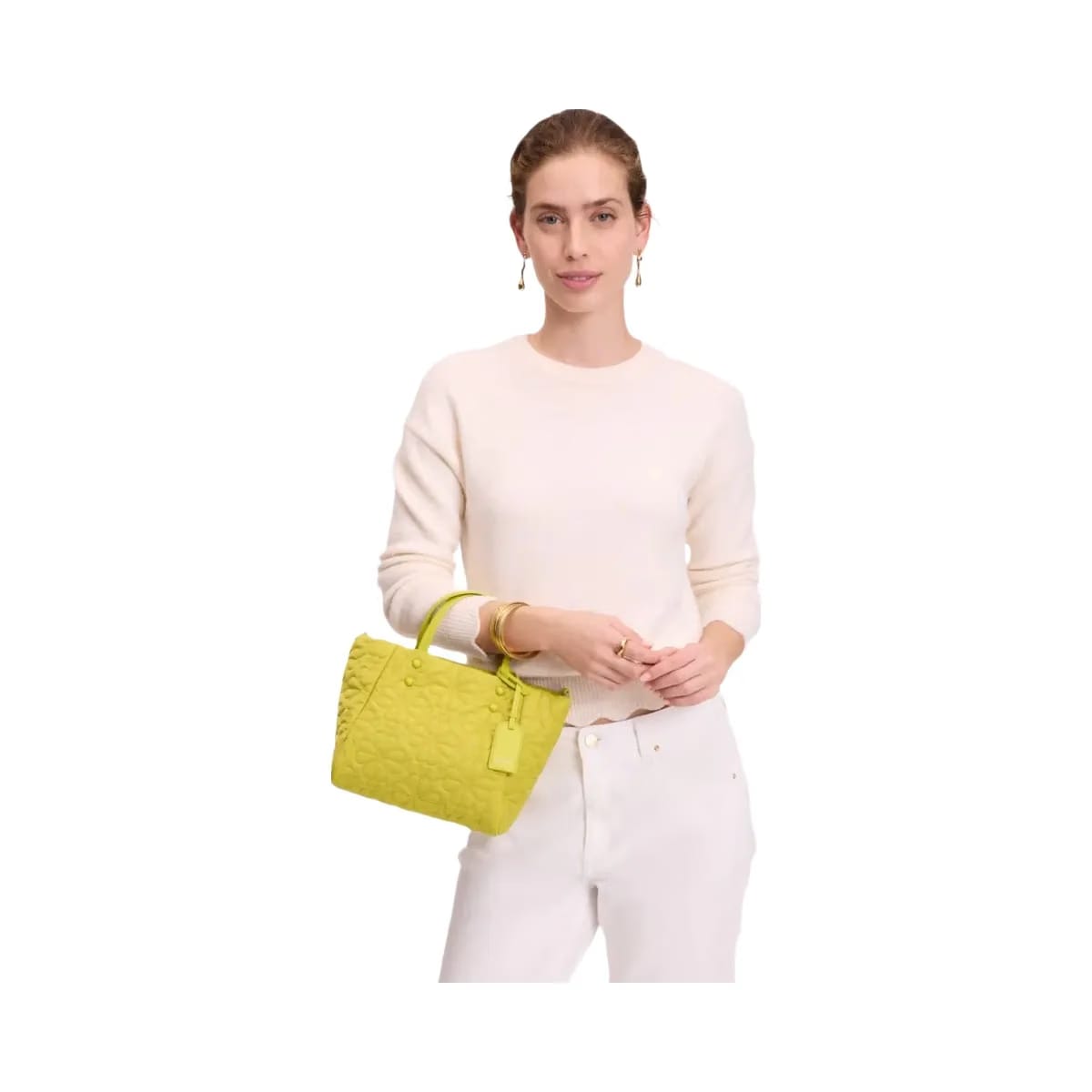 Kate Spade Tilly Quilted Small Tote Bag Olivine