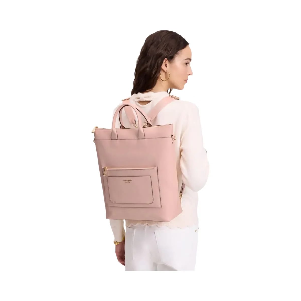 Kate Spade Walker Convertible Backpack Rose Smoke