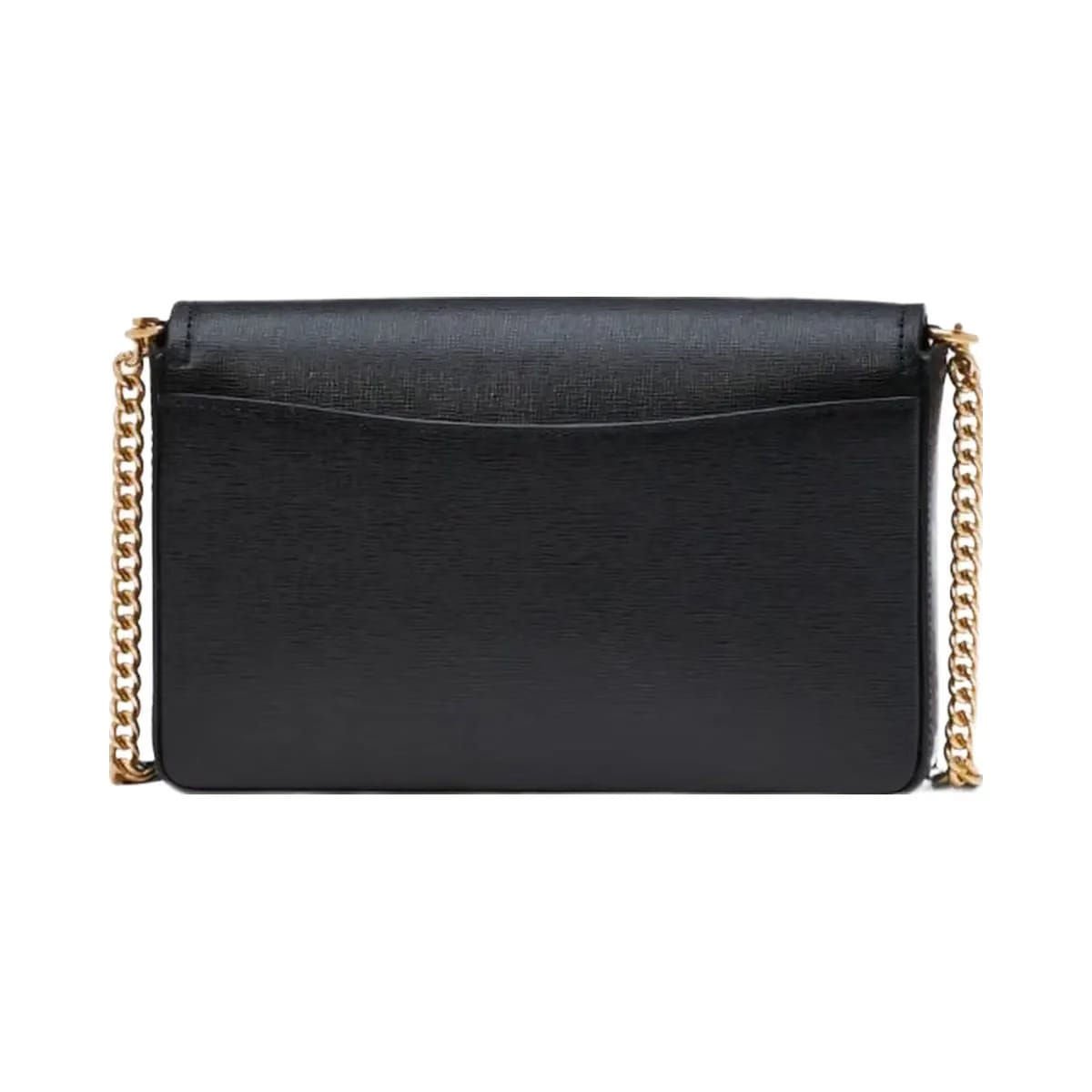 Kate Spade Morgan Bow Embellished Flap Chain Wallet Black