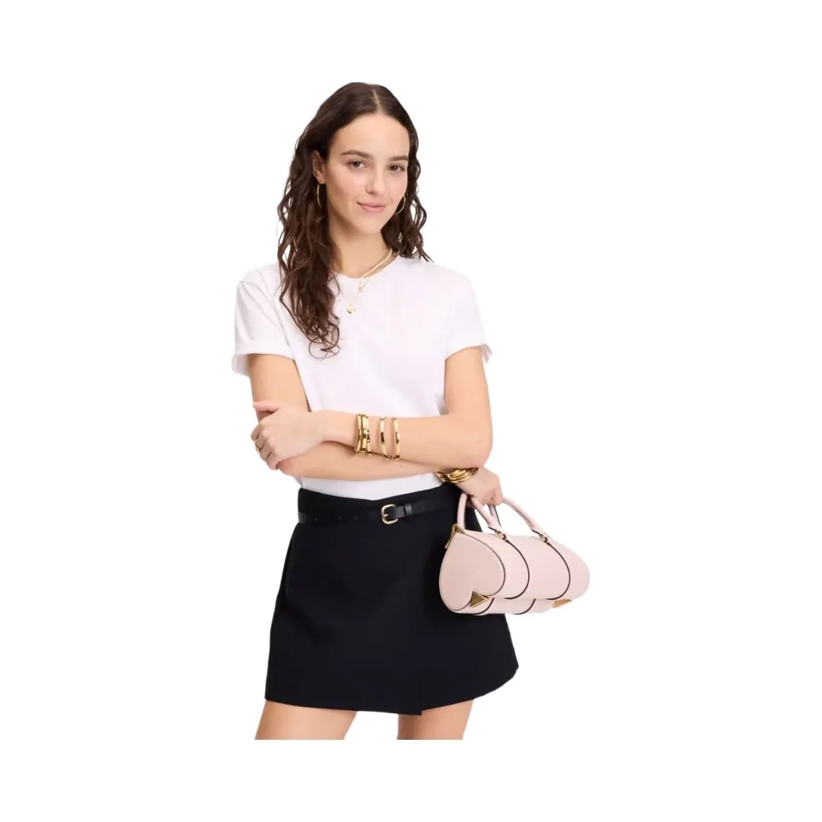 Kate Spade Icon Small Barrel Bag Rose Smoke