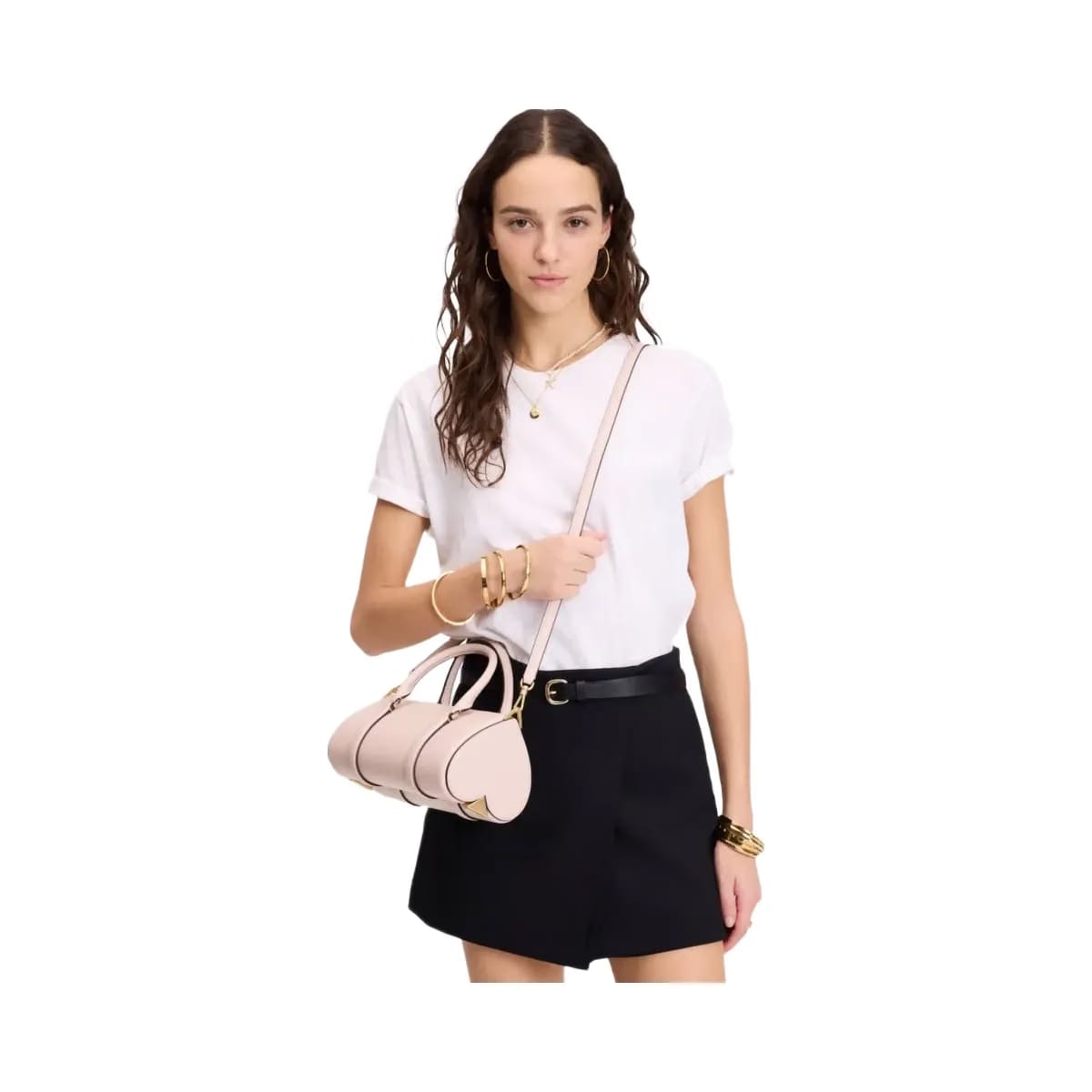 Kate Spade Icon Small Barrel Bag Rose Smoke