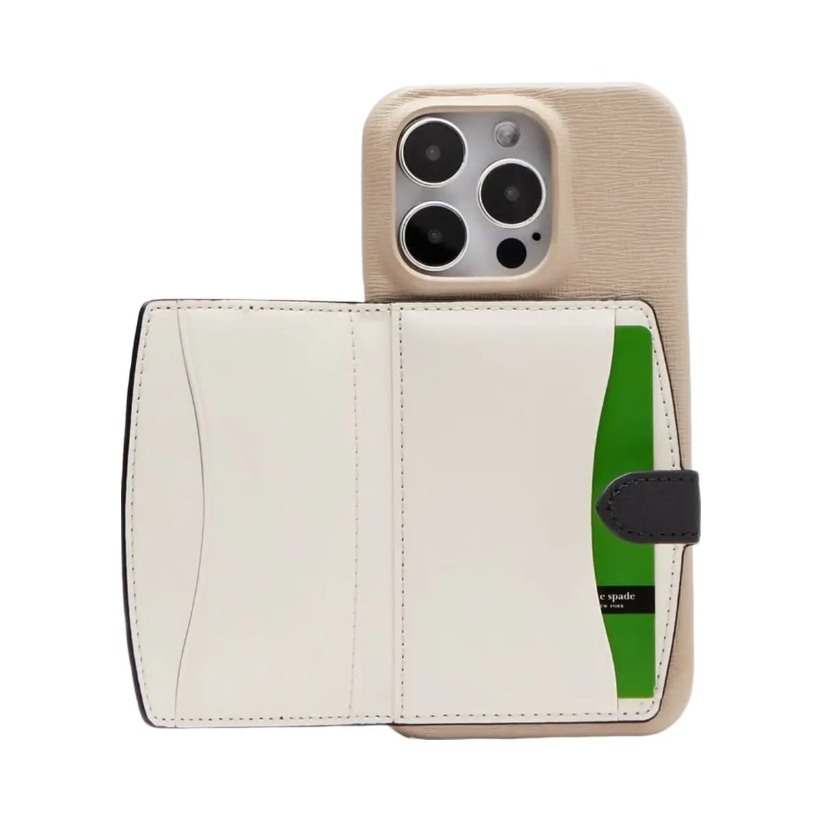 Kate Spade Morgan Colorblocked iPhone 14 Pro Cardholder Case Earthenware Black Multi