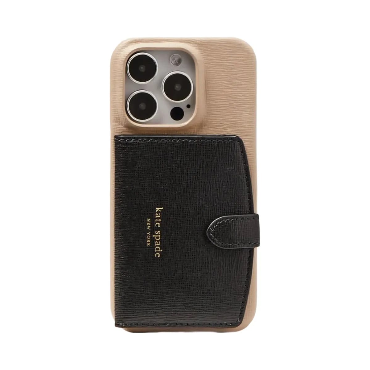 Kate Spade Morgan Colorblocked iPhone 14 Pro Cardholder Case Earthenware Black Multi