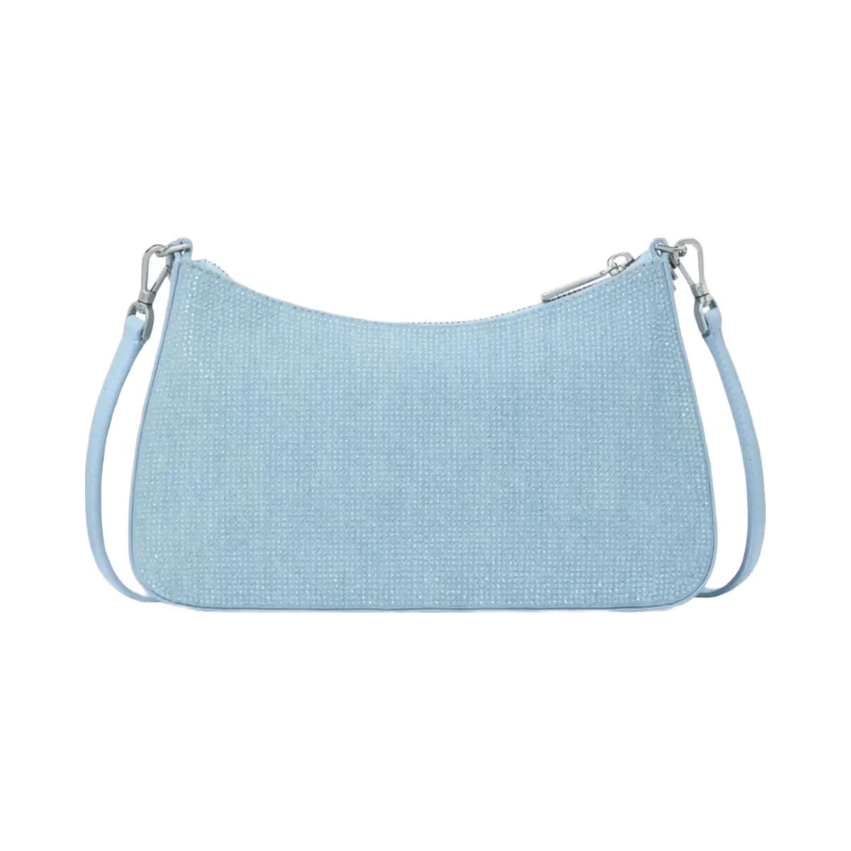 Kate Spade Margot Studded Denim Convertible Crossbody Blue Multicolor