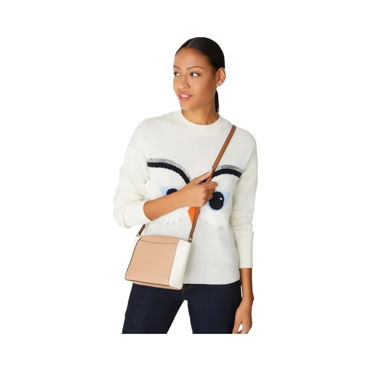 Kate Spade Monica Small Crossbody Light Fawn Multi