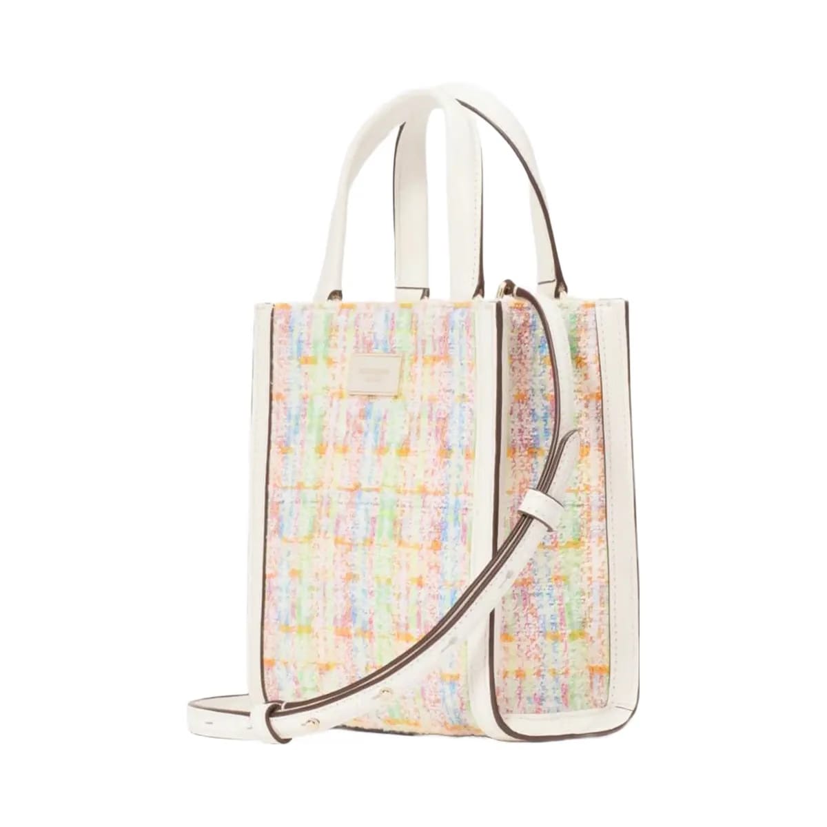 Kate Spade Manhattan Tweed Mini Tote Multi