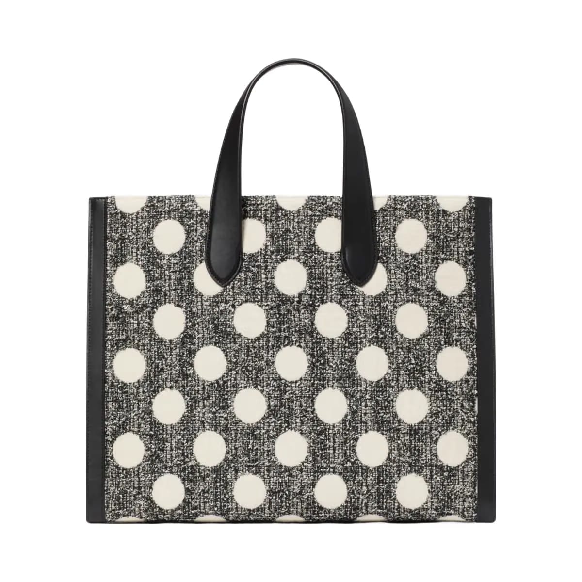 Kate Spade Manhattan Dot Tweed Large Tote Black Multi