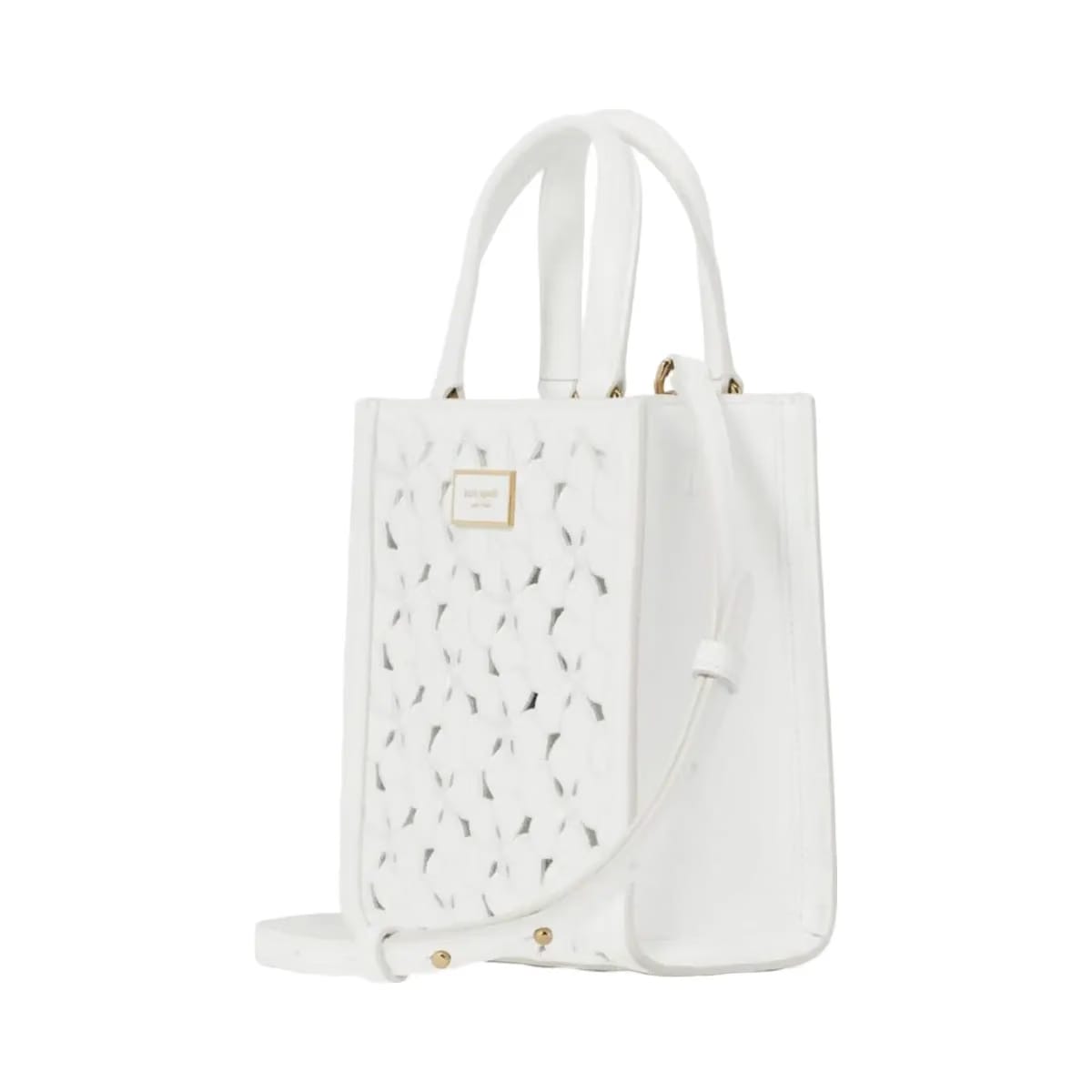 Kate Spade Manhattan Eyelet Mini Tote True White